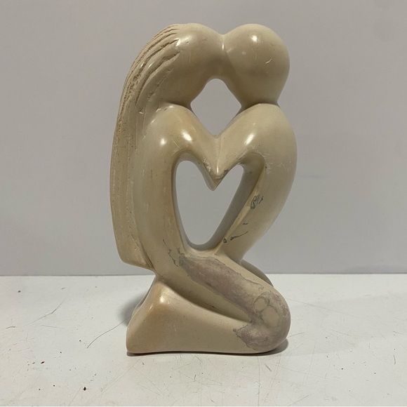 Other - Art Figure Kenya Soap Stone 5.25” Inches “Kissing Couple” Wedding Gift